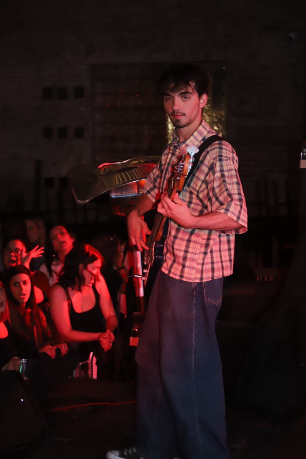 The Fretters bassist locking eyes with the crowd