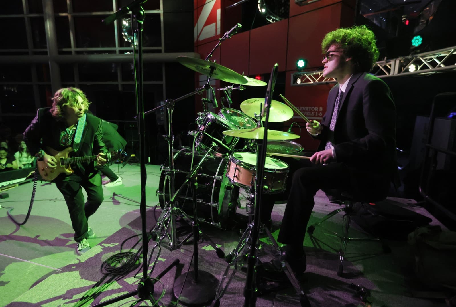 The Subliners under stage lights